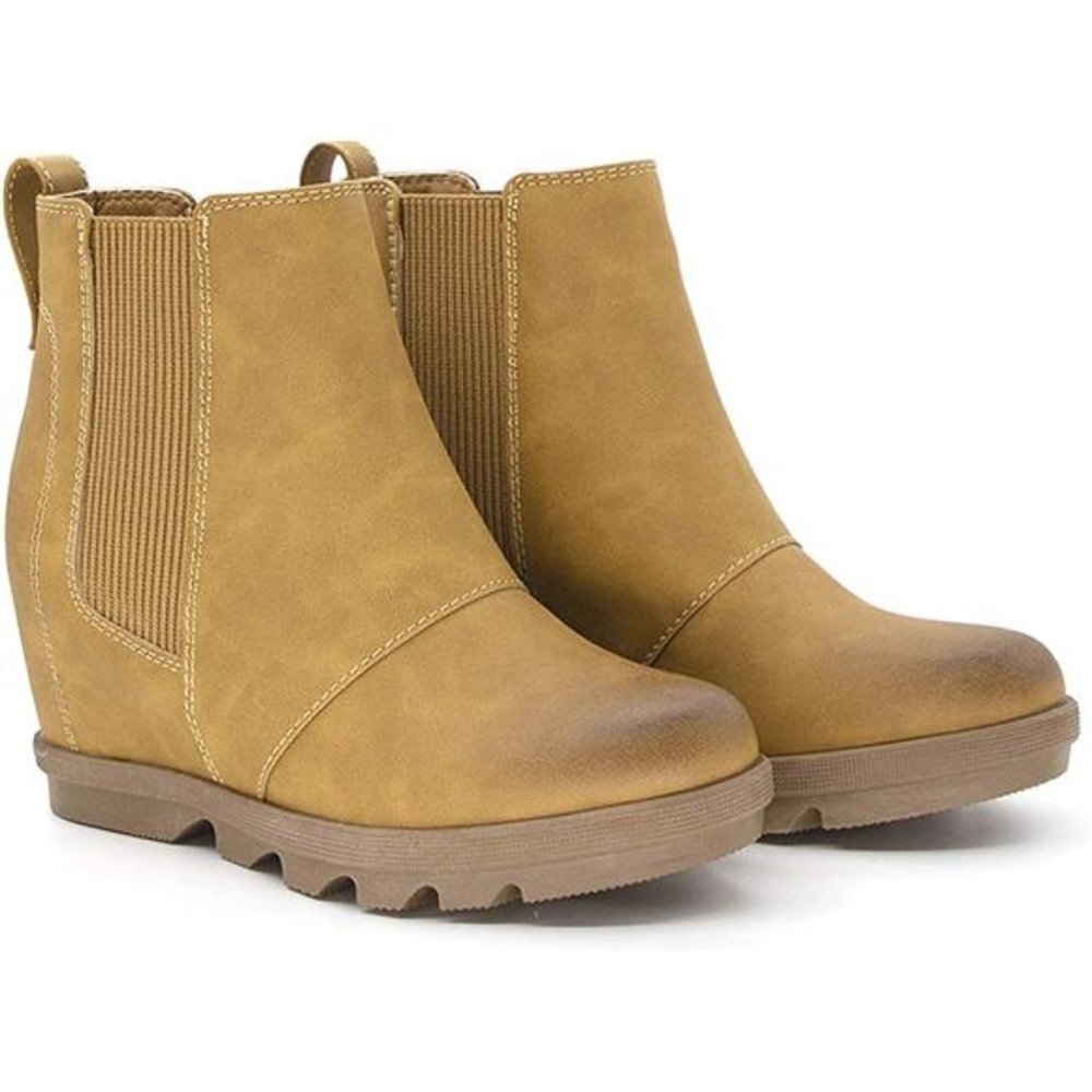 Women's Wedge Boots Comfortable Ankle Wedge Booties